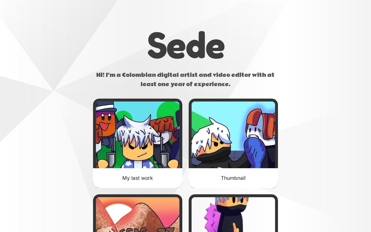 Carrd profile picture for @sede
